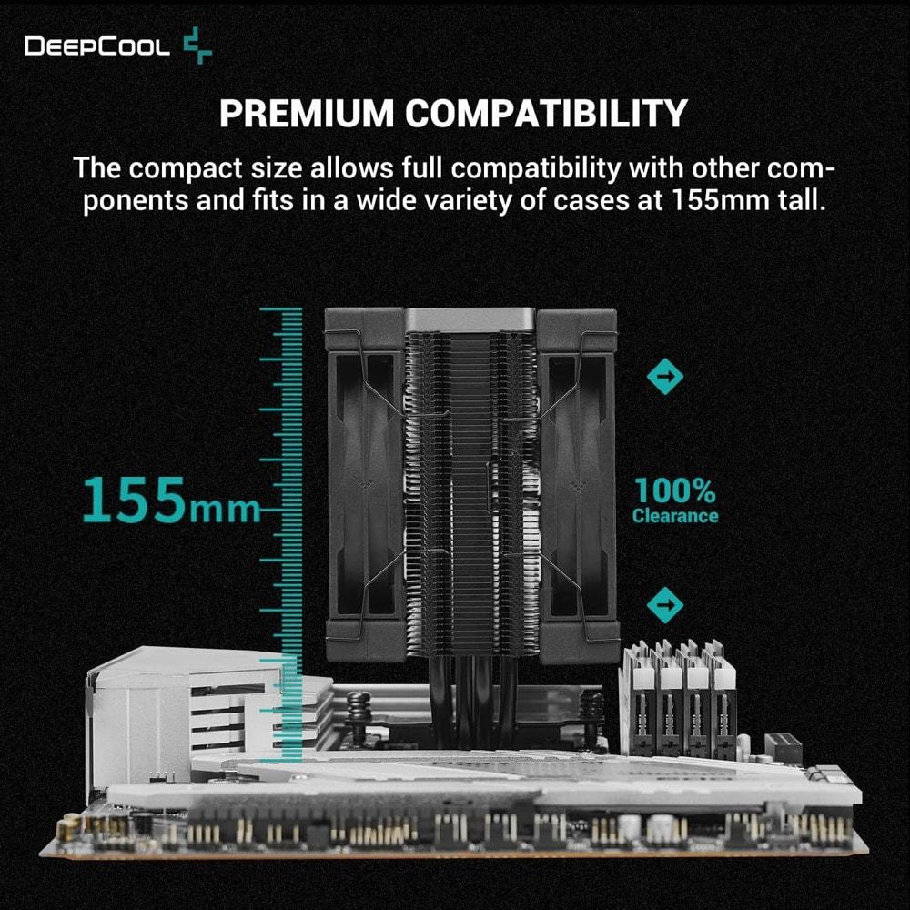 DeepCool AK400 Zero Dark Plus