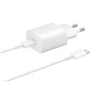 Samsung Super Fast Travel Charger, 25W, USB-C, Whi