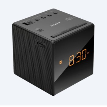 Sony ICF-C1 portable radio, black