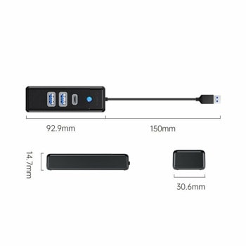 Orico PWC2U-U3-015-BK