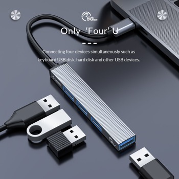 Orico HUB 4 port - Type-C input
