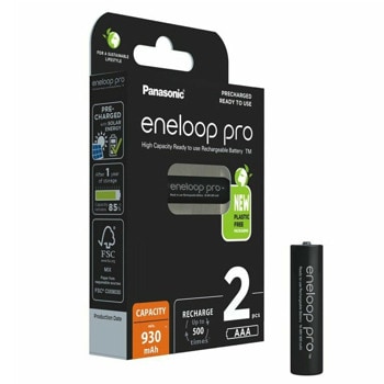 Panasonic Eneloop Pro AAA 2 бр. 930mAh
