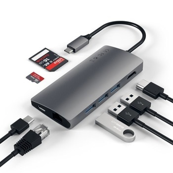 Satechi Multiport 4K Adapter v2 Grey ST-TCMA2M