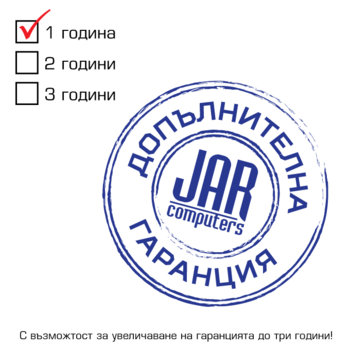 JAR warranty 1Y for JAR PCs