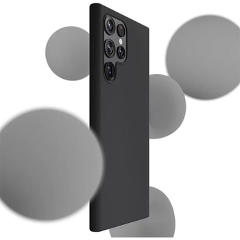 3MK Silicone Case for Galaxy S23 Ultra Black