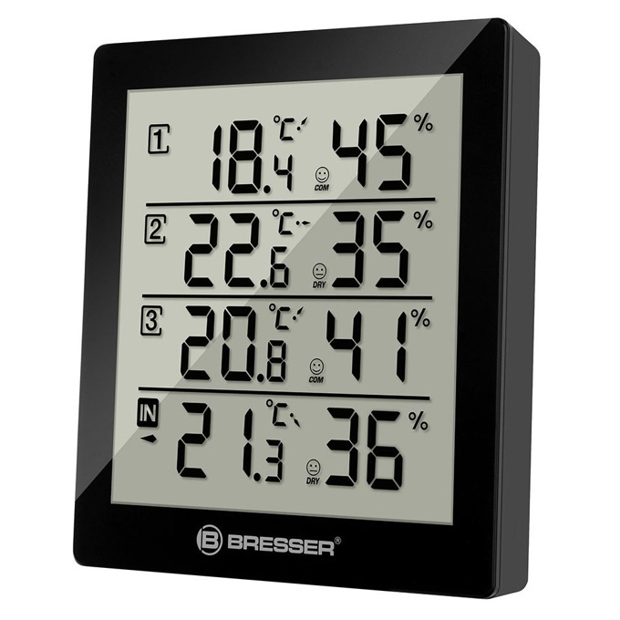 Bresser Temeo Hygro Quadro черна