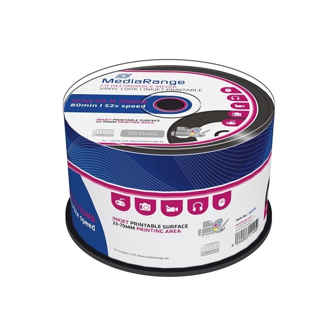MediaRange CD-R 700MB 52x